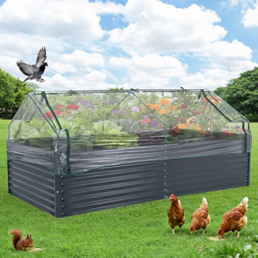 Raised Garden Bed - Jardinagem de hortaliças ao ar livre: