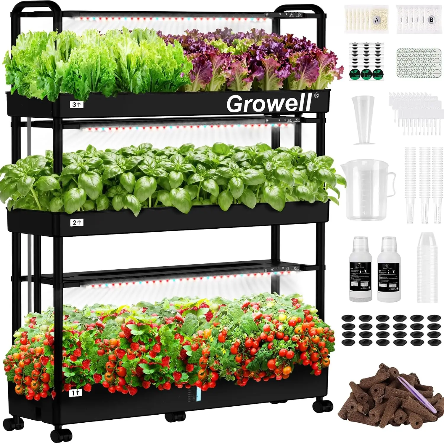Indoor Herb Garden - Grande Kit de Sistema de Cultivo