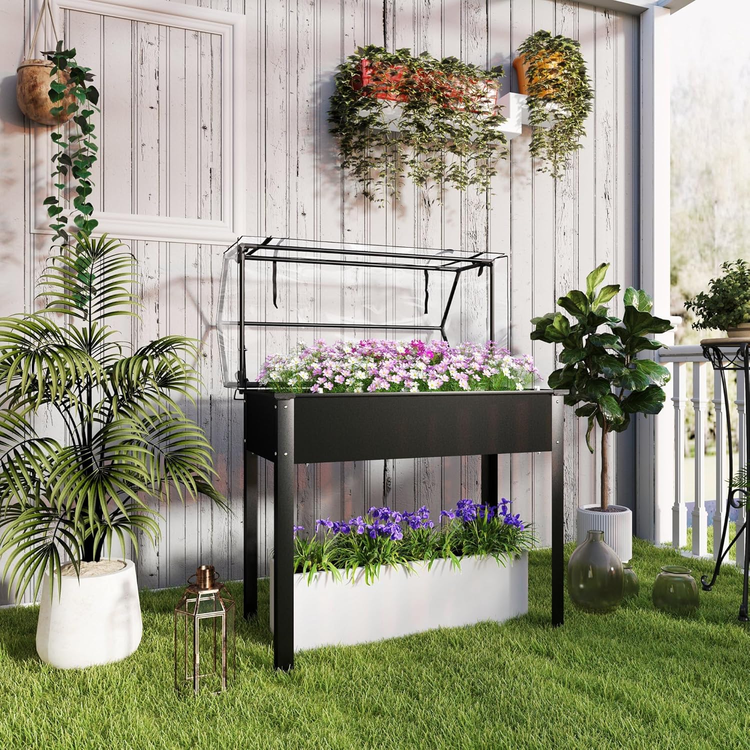 Canteiro Elevado Preto para Us - Raised Garden Bed avaliação e preço