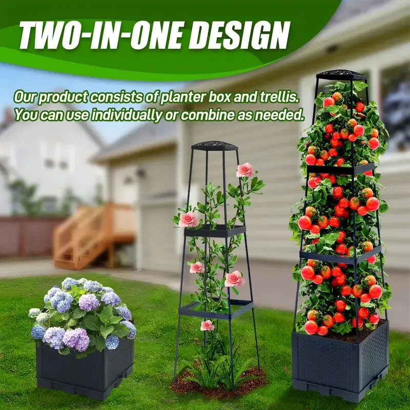 Torre de Tomate com Caixa de P - Indoor Herb Garden avaliação e preço
