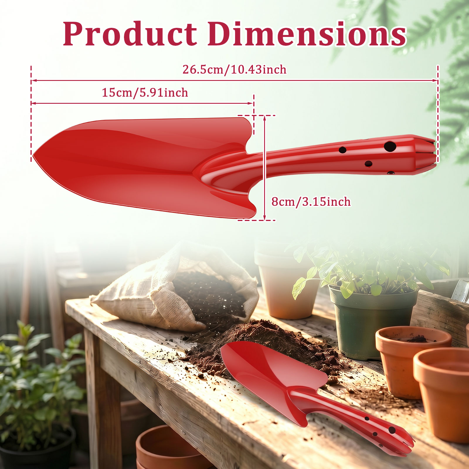 Pá de Jardim de Metal Resisten - Trowel Garden Tools avaliação e preço