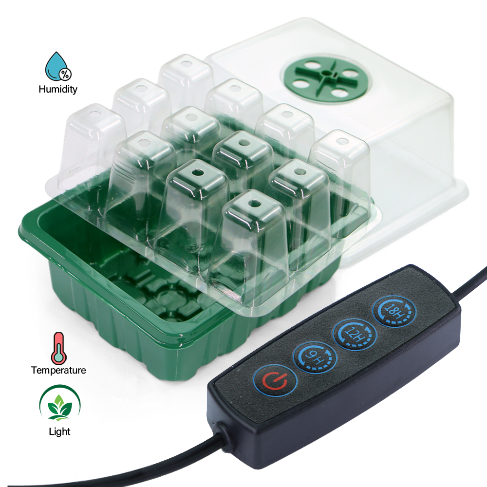 Vasos de berçário led com luz  - Seed Starter Tray avaliação e preço