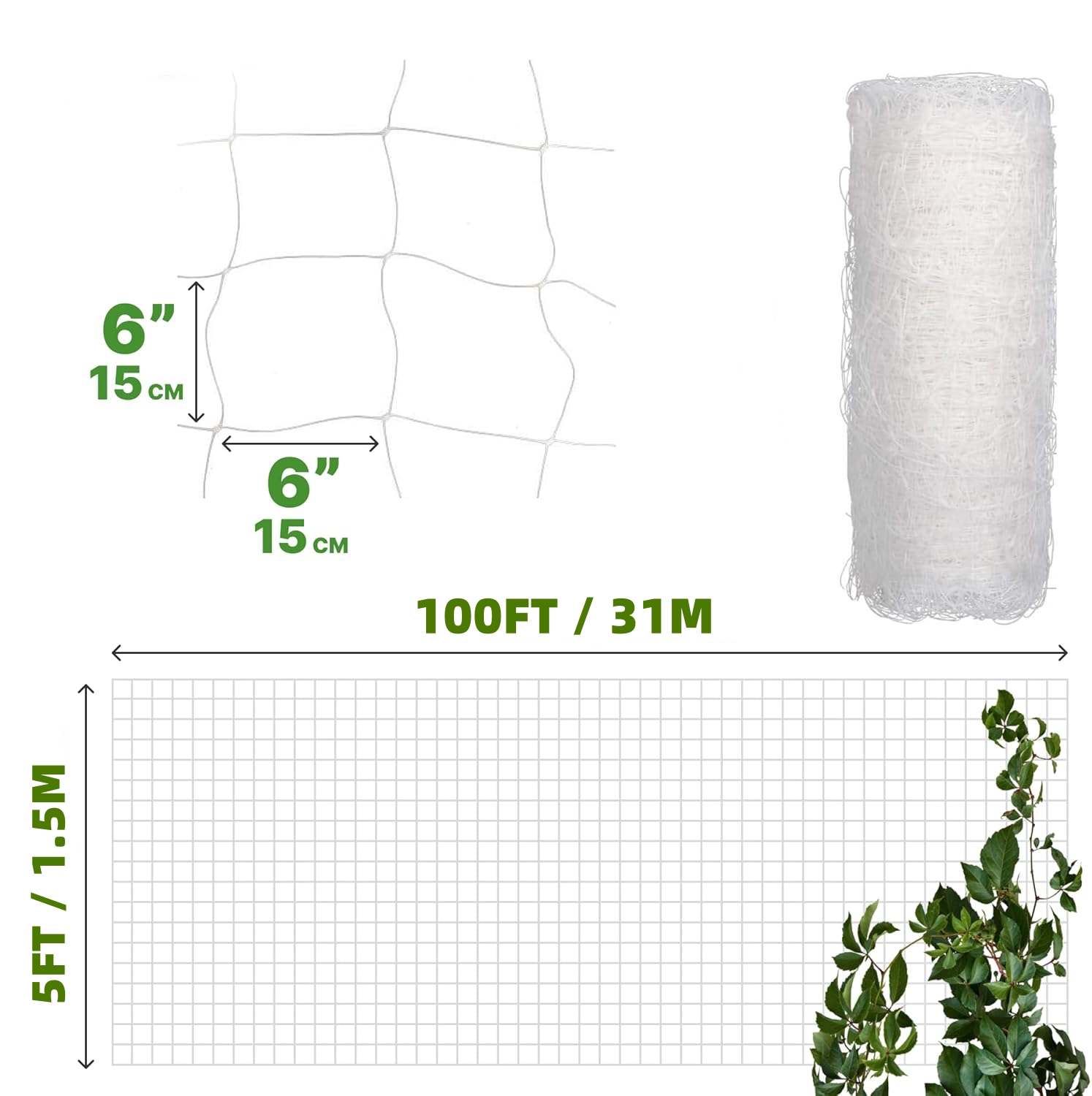 Rede de treliça de plástico 4x - Hydroponic Kit avaliação e preço